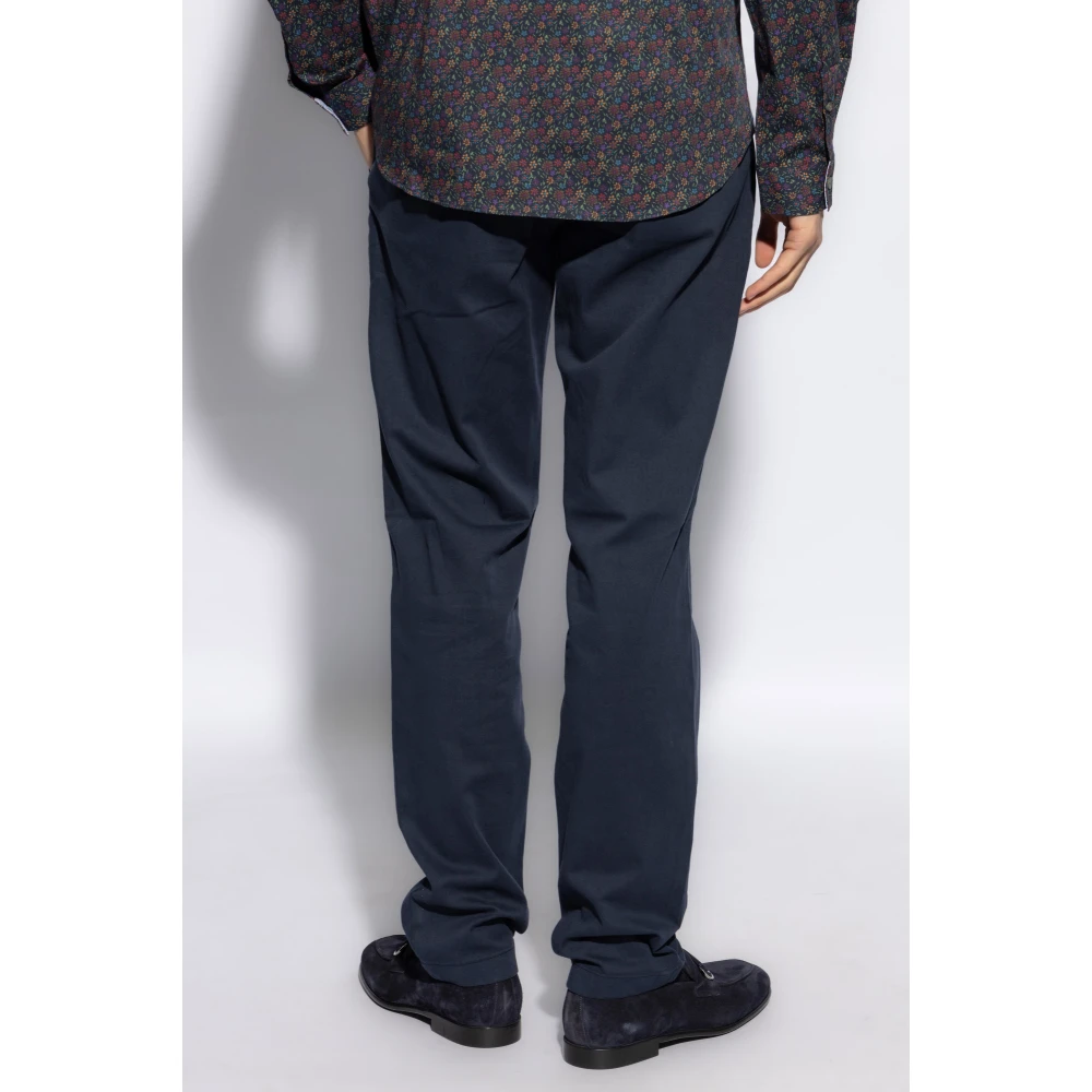 PS By Paul Smith Broek met logopatch Blue Heren