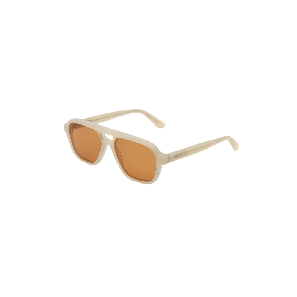 Retrosuperfuture Unisex Beige Cream Sunglasses T7h Maneval Style - Sunglasses - 56 Mm - Accessories