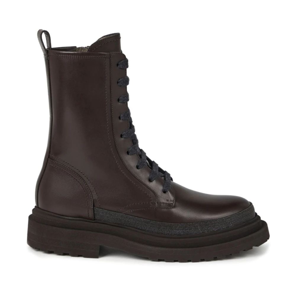Shoes > Boots > Lace-up Boots - - Brunello Cucinelli - Modalova