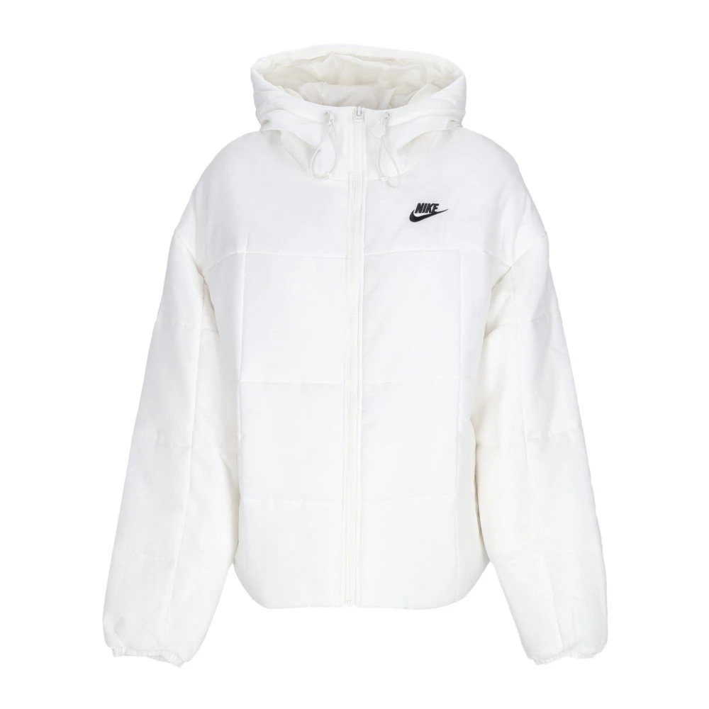 Nike Women's White Jackets, M, Thermic Classic Puffer Down Jacket