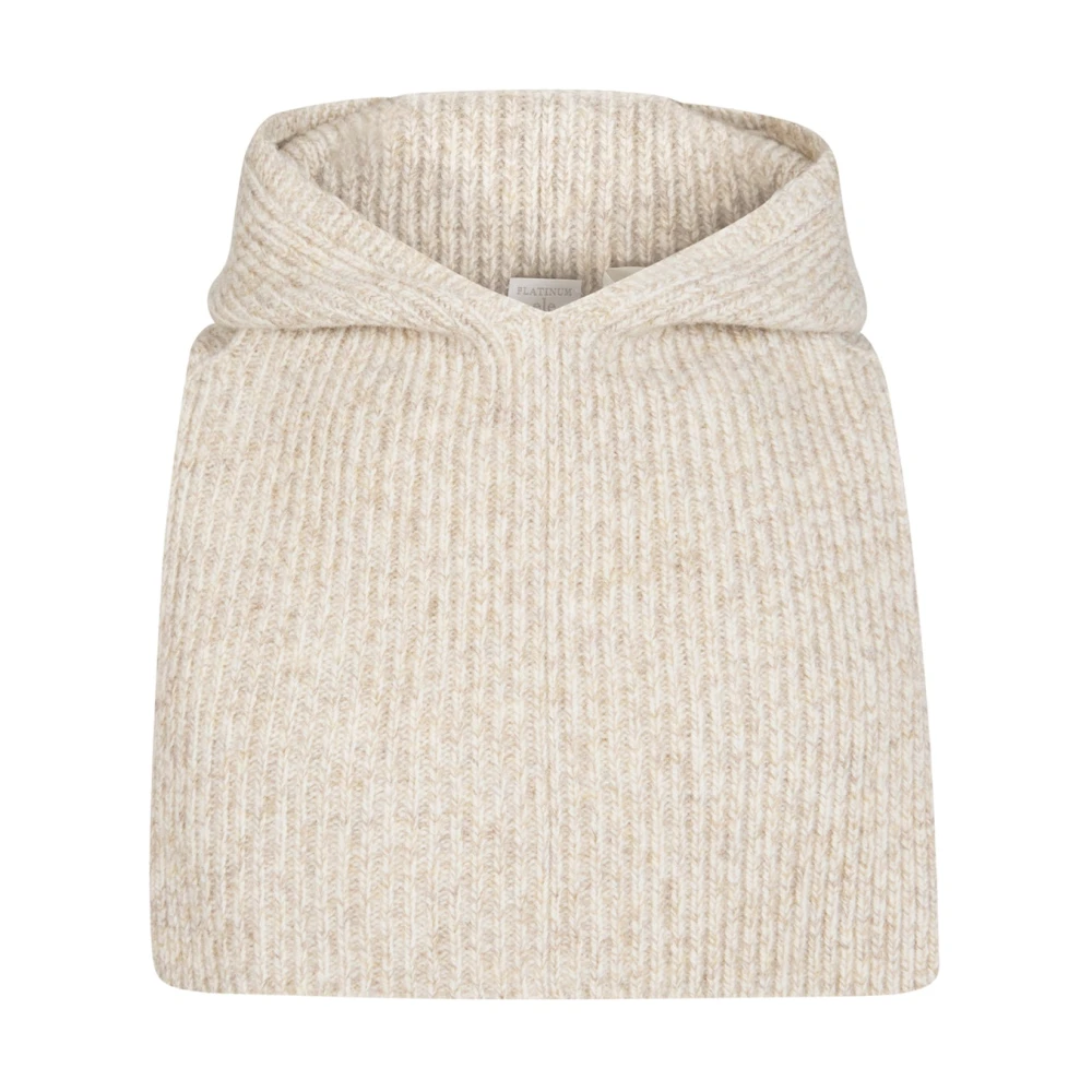 Eleventy Herren Beige Kaschmir Kapuzen Nackenwärmer