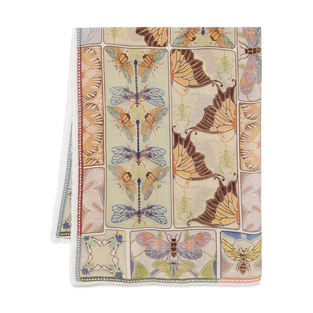 Faliero Sarti Multicolor Sjaal Dames Accessoires Multicolor Dames
