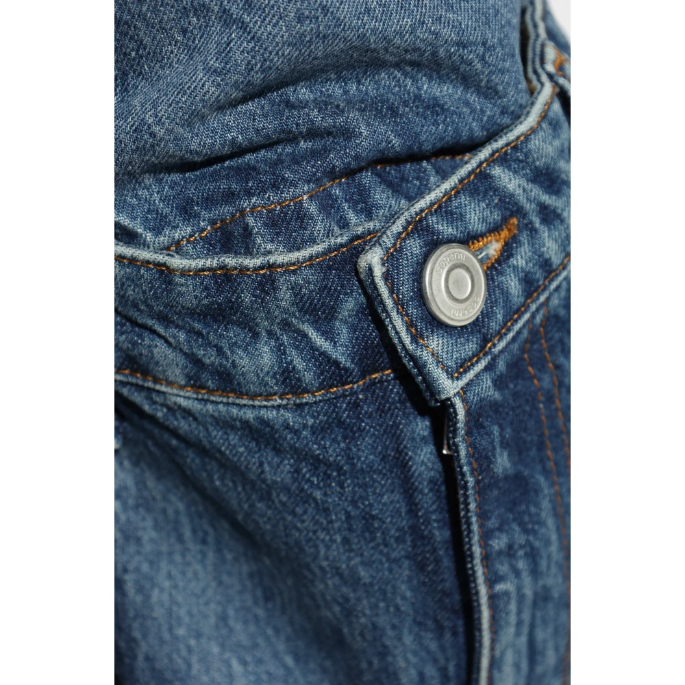 Coperni Jeans met decoratieve benen Blue Dames