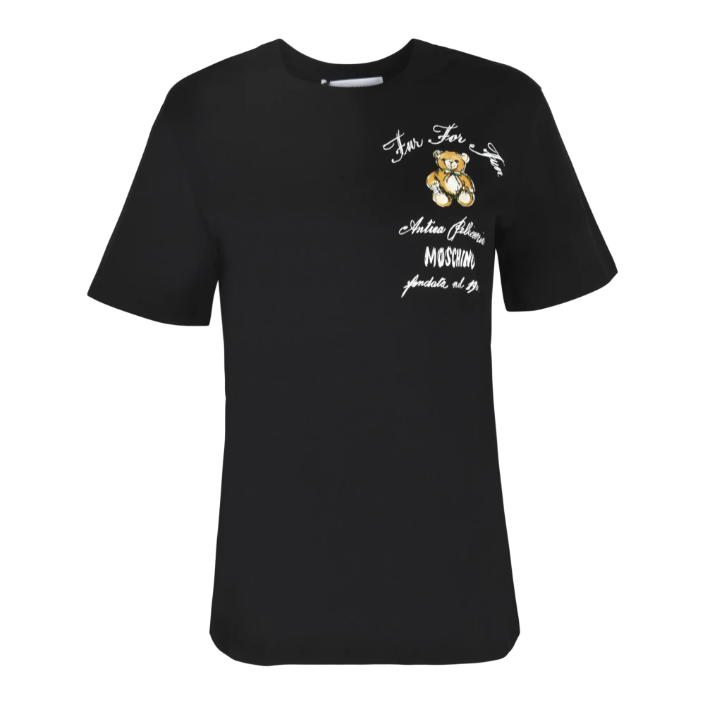 Moschino Stijlvolle T-shirts en Polos Black Dames