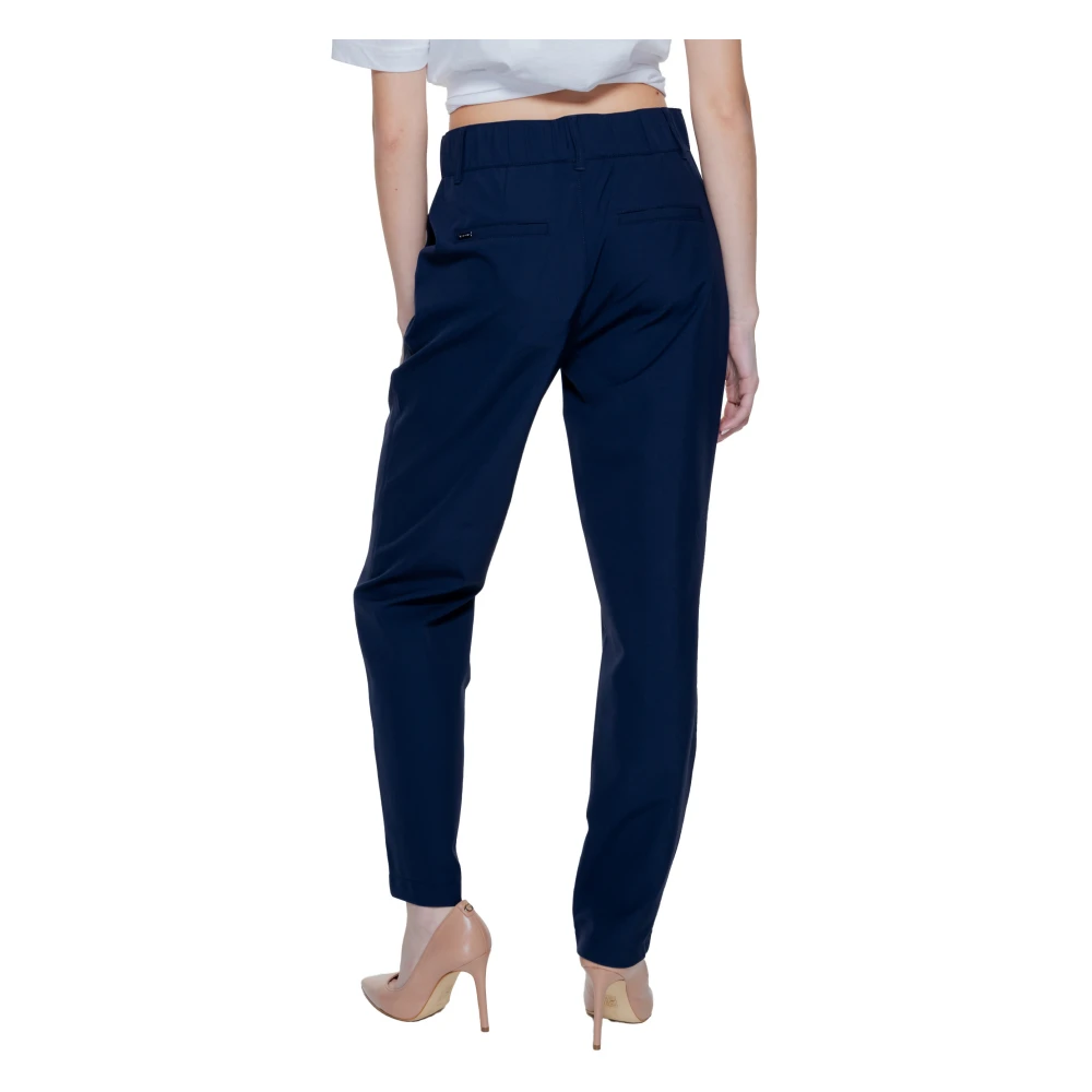 Street One Blauwe Broek met Zakken en Knopen Blue Dames
