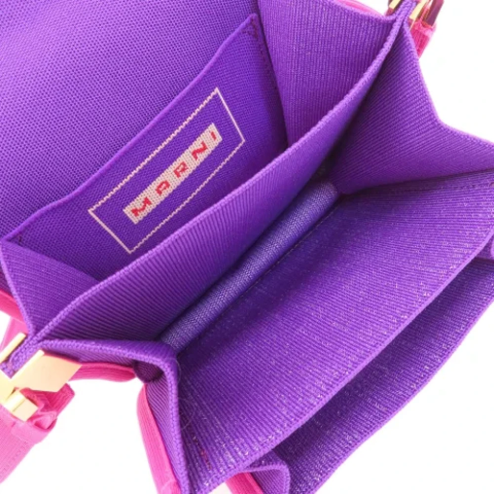 Marni Pre-owned Fabric shoulder-bags Purple Dames