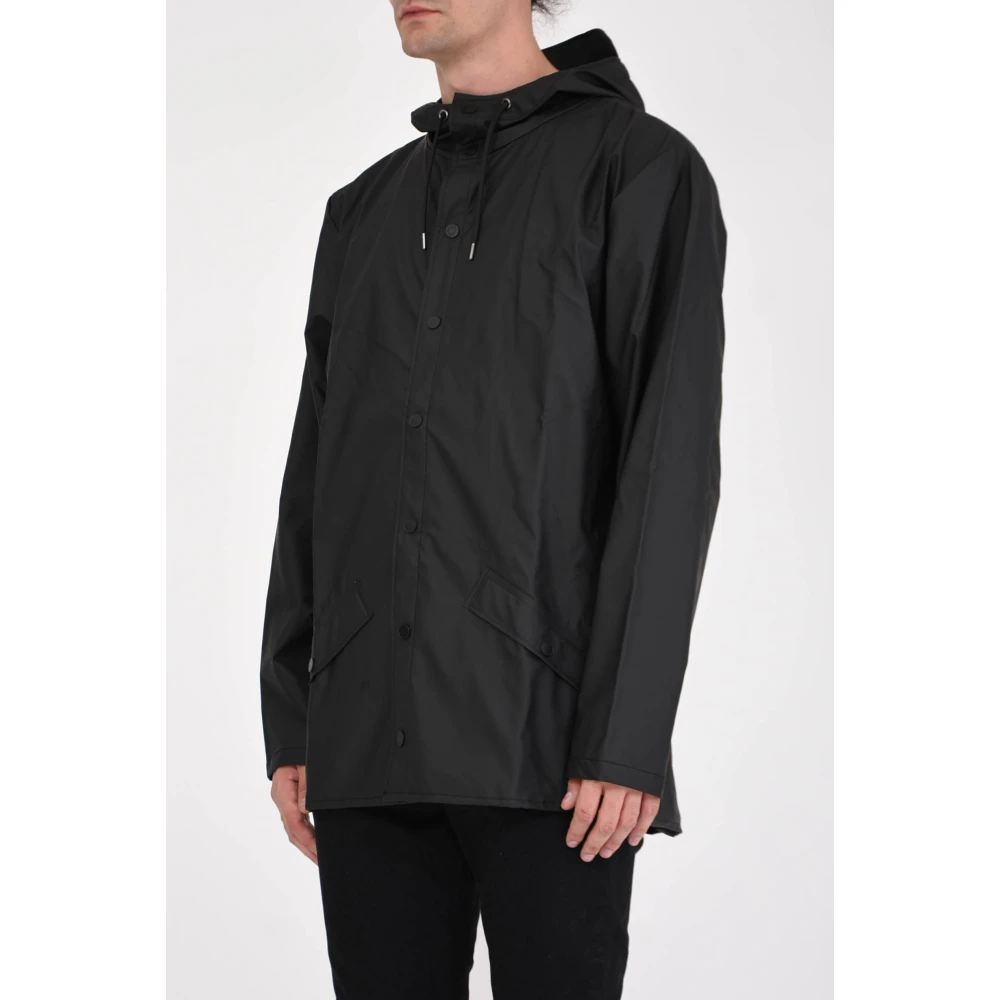 Rains Parka`s Black Heren