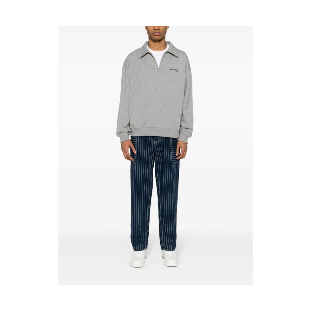 Axel Arigato Remi Half-Zip Sweater Gray Heren