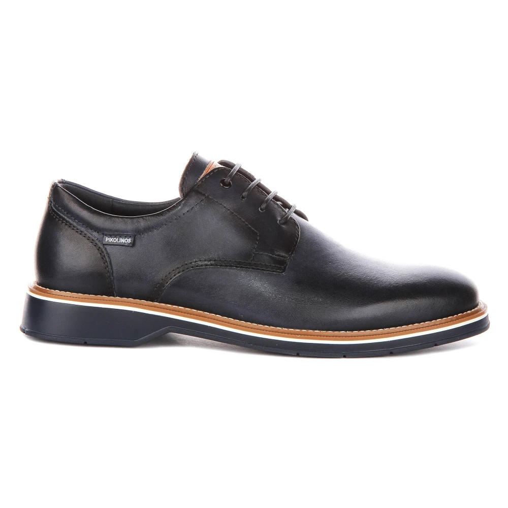 Pikolinos Blue Dress Shoes, Male, 9 Uk, Carlet Lace-Up Shoe