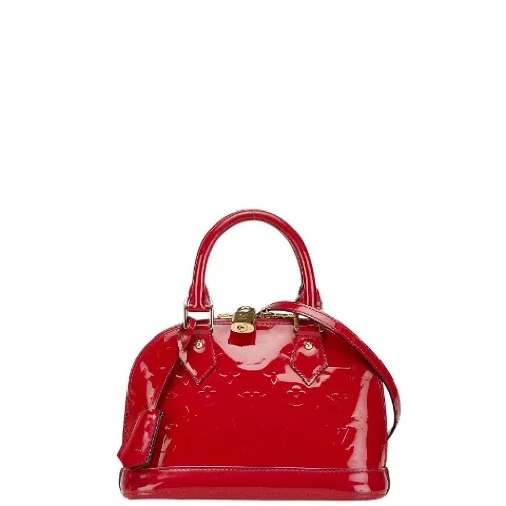 Louis Vuitton Vintage Pre-owned Laeder handvskor Red, Dam