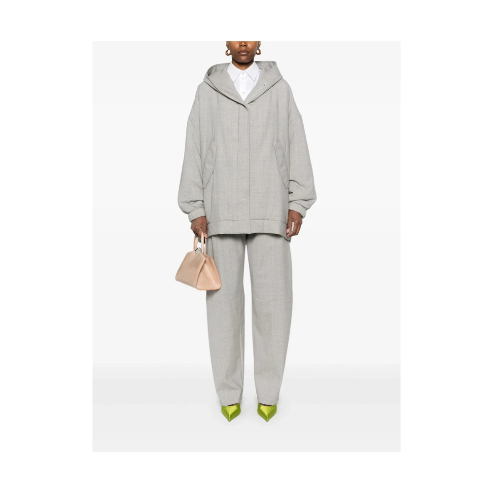 Armarium Lichtgrijs Klassieke Hooded Buitenkleding Gray Dames