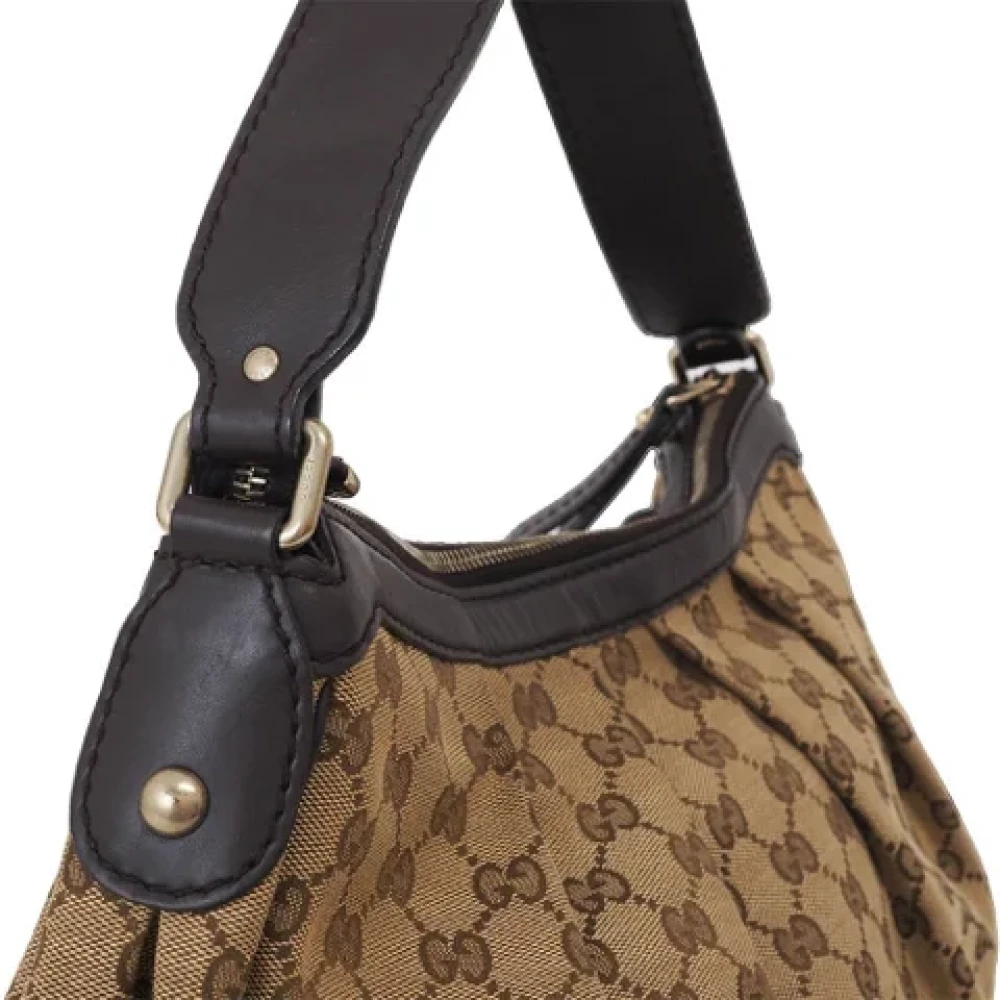 Gucci Vintage Pre-owned Canvas gucci-bags Brown Dames