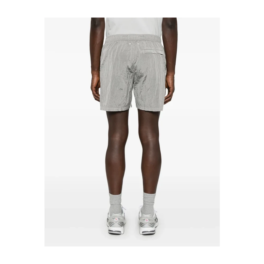 Stone Island Grijze Sea Zwemshorts met Logo Gray Heren