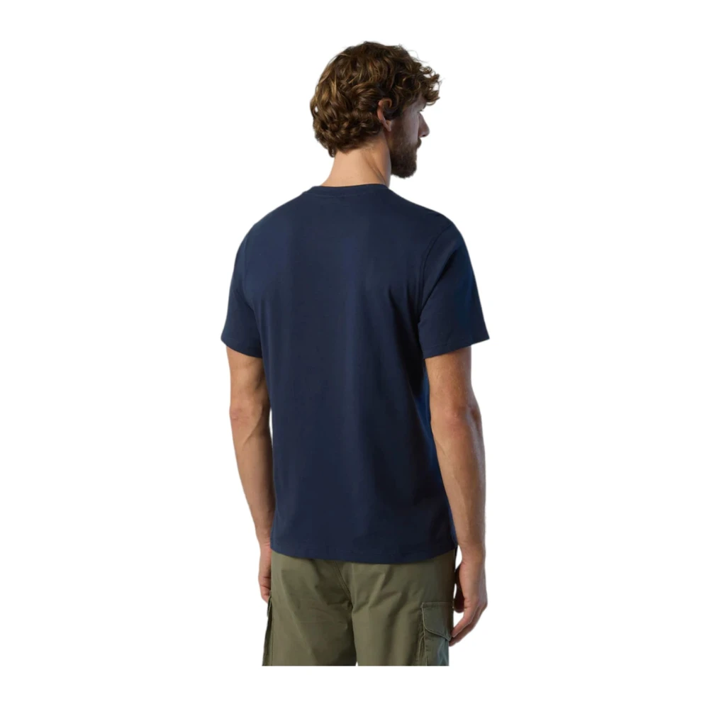 North Sails Korte Mouw T-shirt Blue Heren
