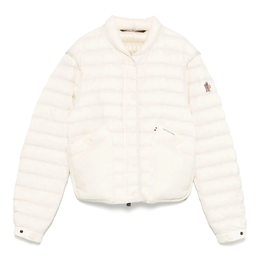 Moncler Stijlvolle Madulain Jas voor Mannen White Dames