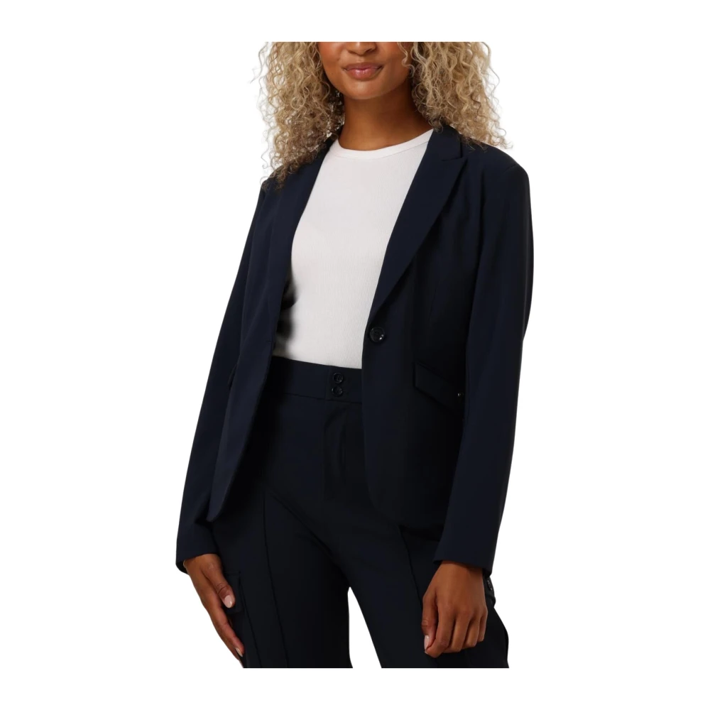 MOS MOSH Elegante Izzy Blazer voor Vrouwen Blue Dames