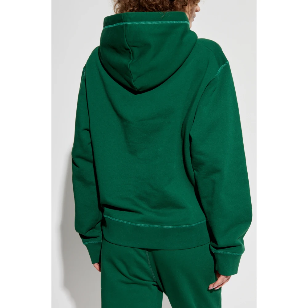 Dsquared2 Sweatshirt met logo Green Dames