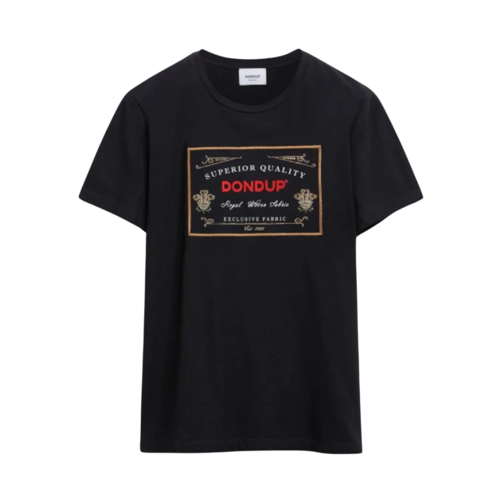 Dondup - Tops > T-Shirts - Black - Dondup - Modalova