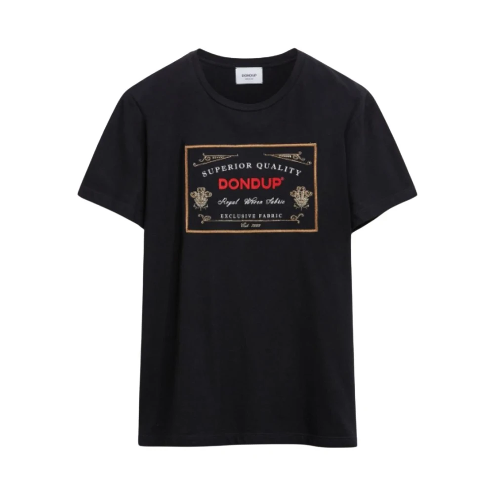 Dondup Casual T-Shirt Black Heren