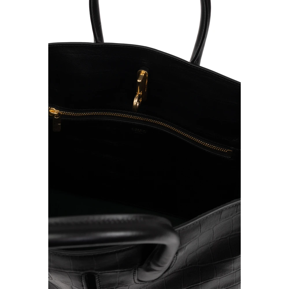 Burberry Rockende Medium shopper tas Black Dames