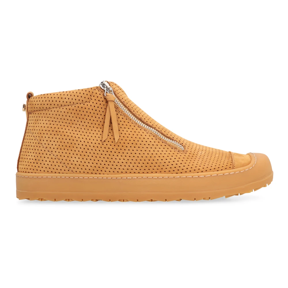 Volta Eco-suede high-top sneakers Heren Schoenen Bruin