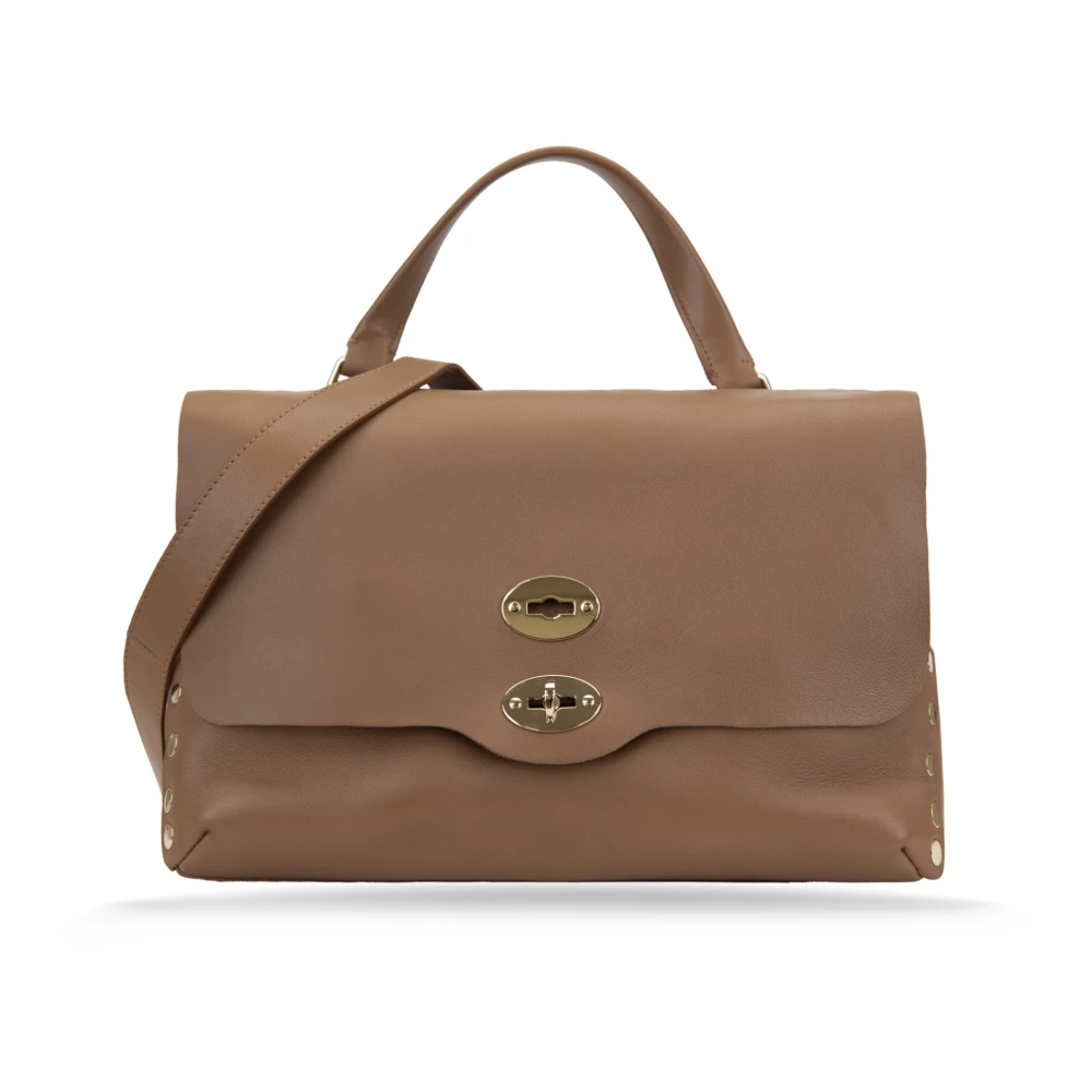 Zanellato Women's Brown Leather Shoulder Bag Girello - Handbags - One Size - Bags