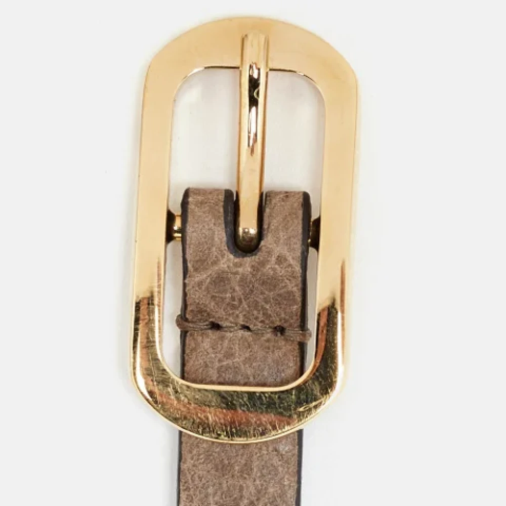 Balenciaga Vintage Pre-owned Leather belts Brown Dames