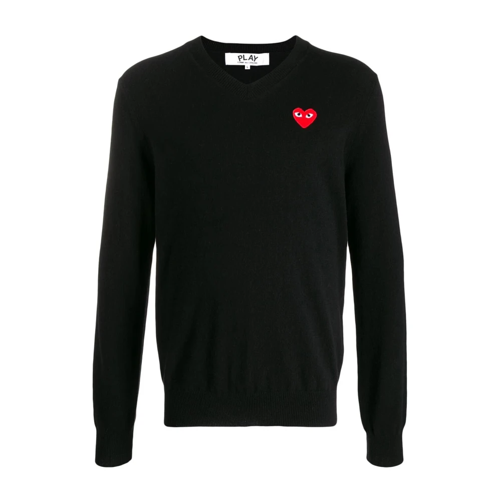 Comme des Garçons Zwarte Pullover Sweater Black Heren