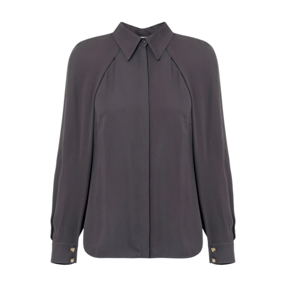Elisabetta Franchi Stijlvolle 100%Vi Jurk Gray Dames