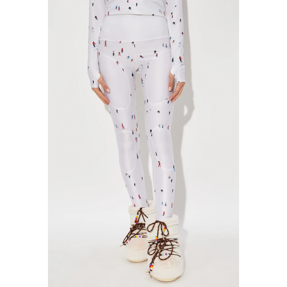 Perfect Moment Gedrukte leggings White Dames