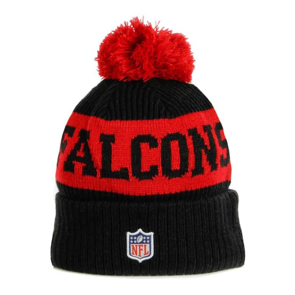 new era NFL Pom Hat Field Sport Knit Black Unisex