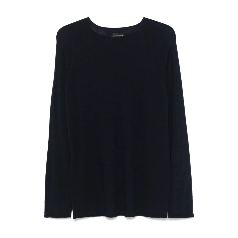 Roberto Collina Blauwe Sweater Collectie Blue Heren