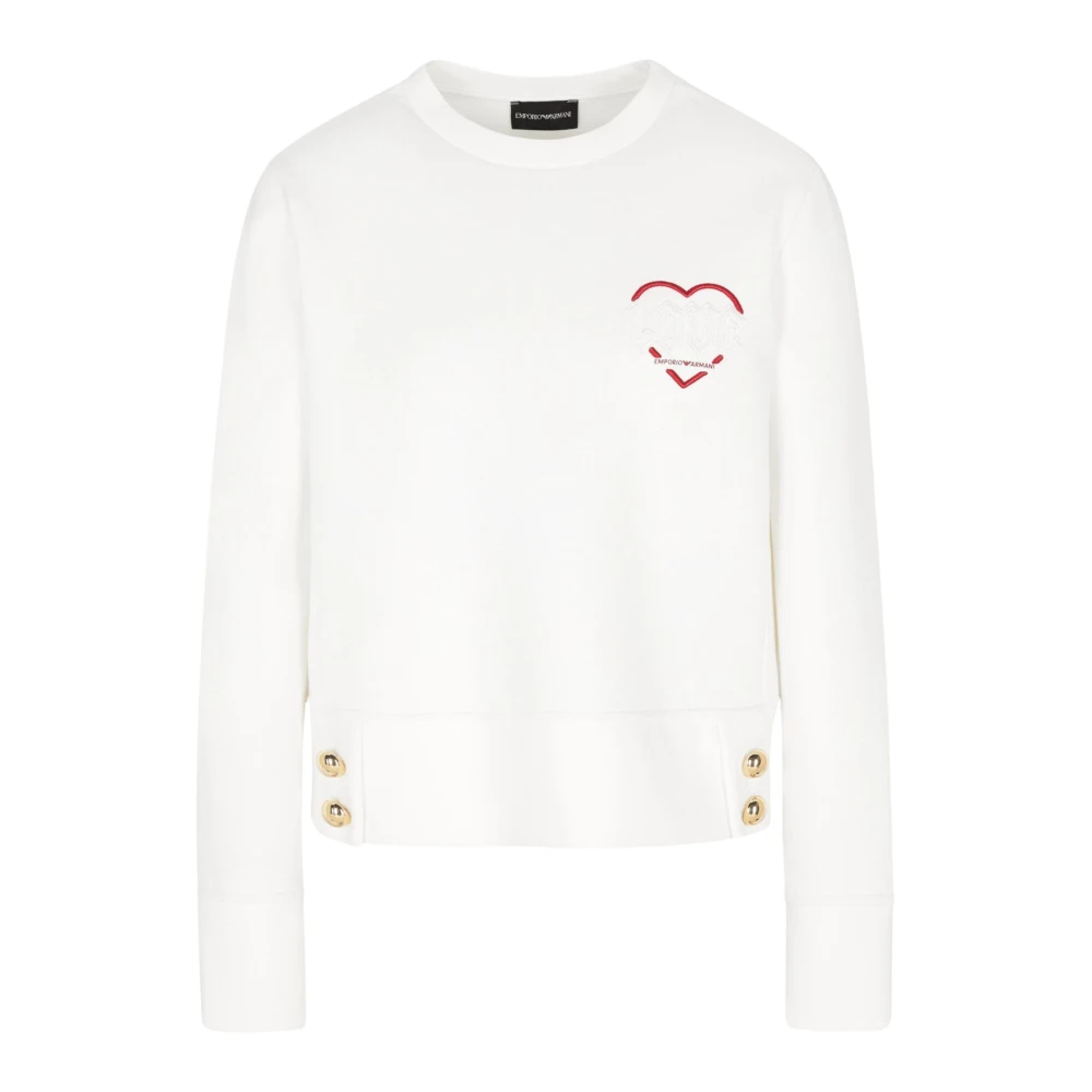 Emporio Armani Vit Asv Valentine’s Day Double‑Jersey Sweatshirt