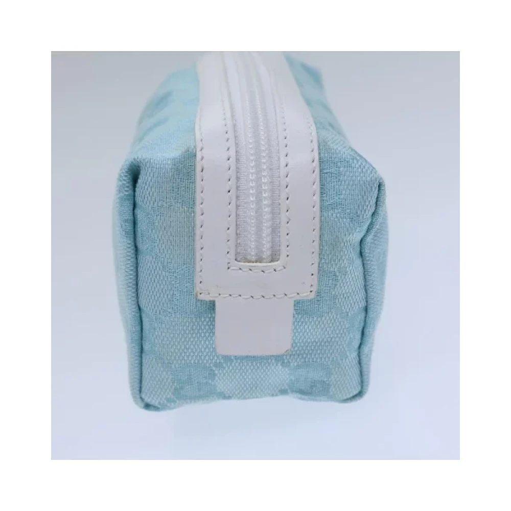 Gucci Vintage Pre-owned Canvas gucci-bags Blue Dames