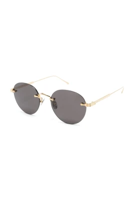 Round Rimless Sunglasses