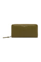 portefeuille-en-cuir-vert-avec-fermeture-eclair