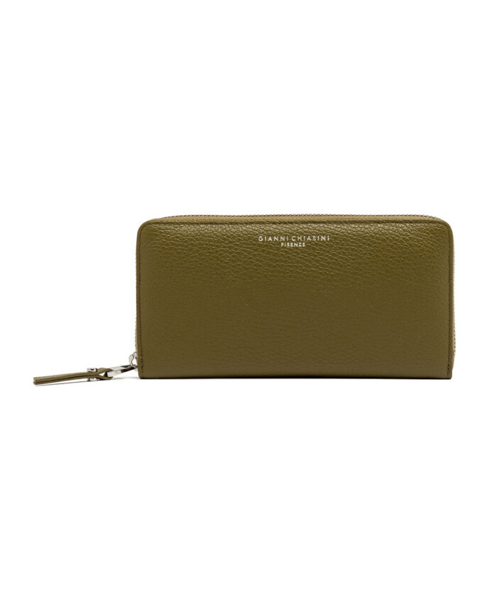 portefeuille-en-cuir-vert-avec-fermeture-eclair