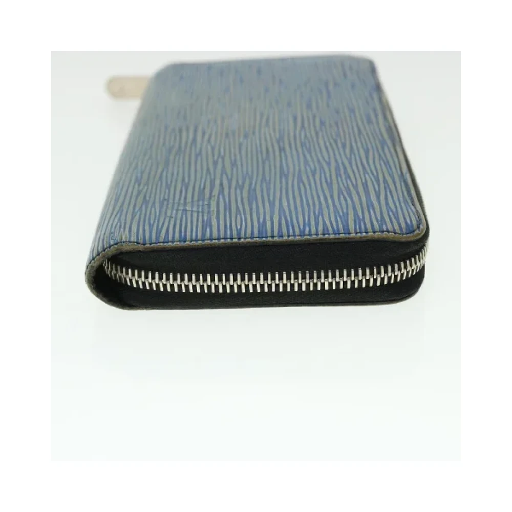 Louis Vuitton Vintage Pre-owned Leather wallets Blue Dames