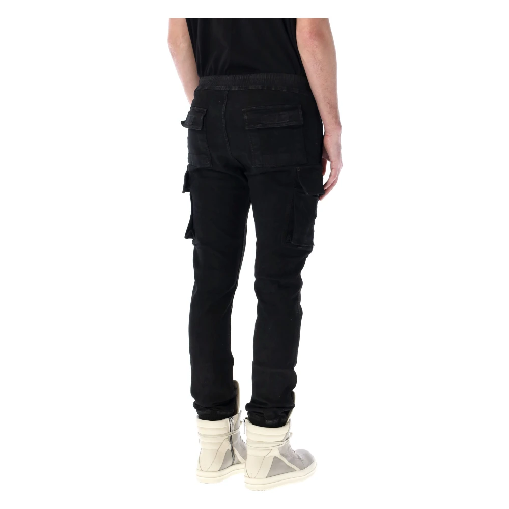 Rick Owens Zwarte Mastodon Cut Denim Broek Black Heren