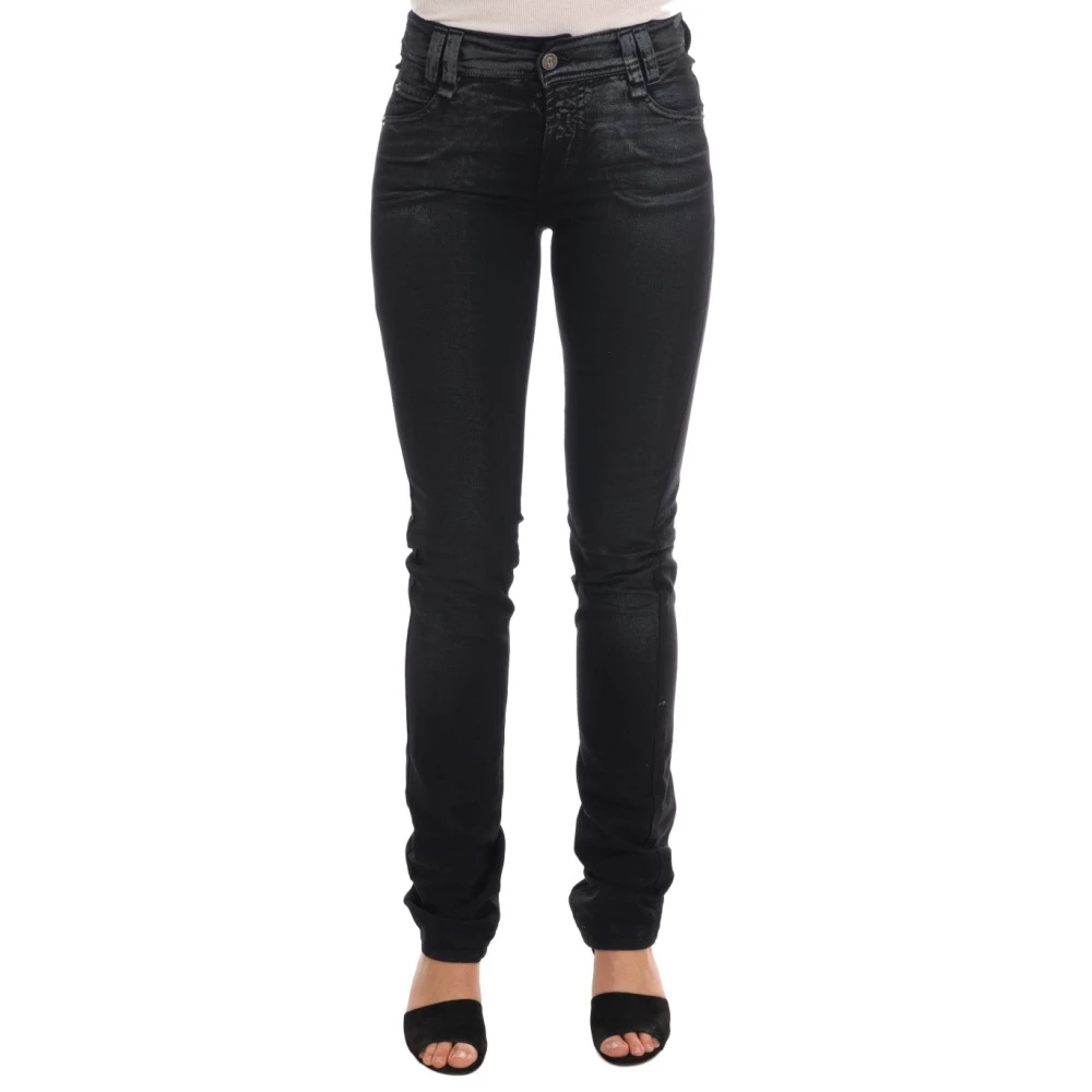 John Galliano Women's Gray Wash Regular Fit Jeans