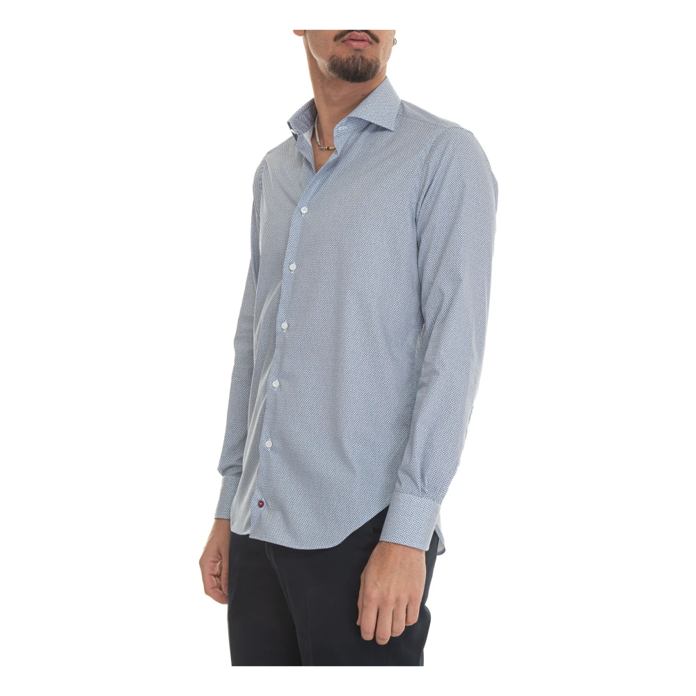 Càrrel Dress shirt Blue Heren