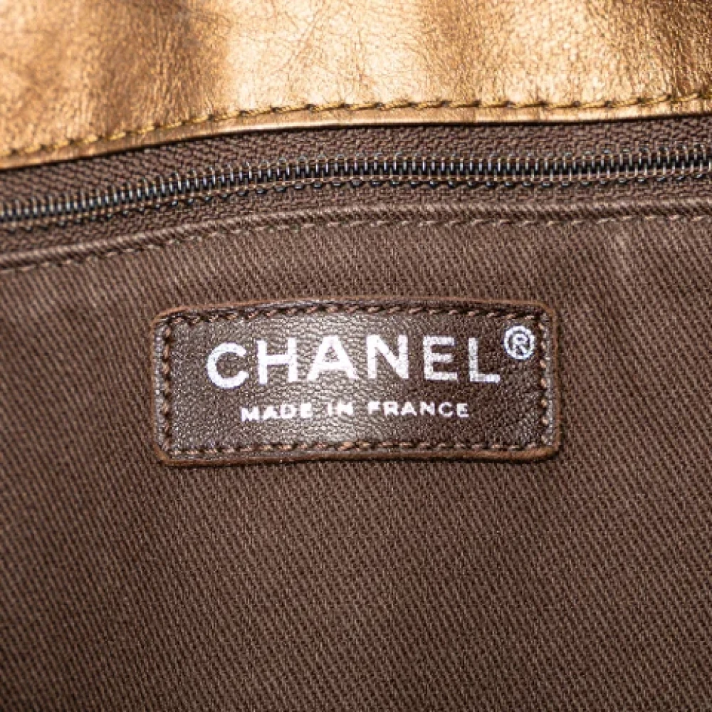 Chanel Vintage Pre-owned Leather totes Brown Dames