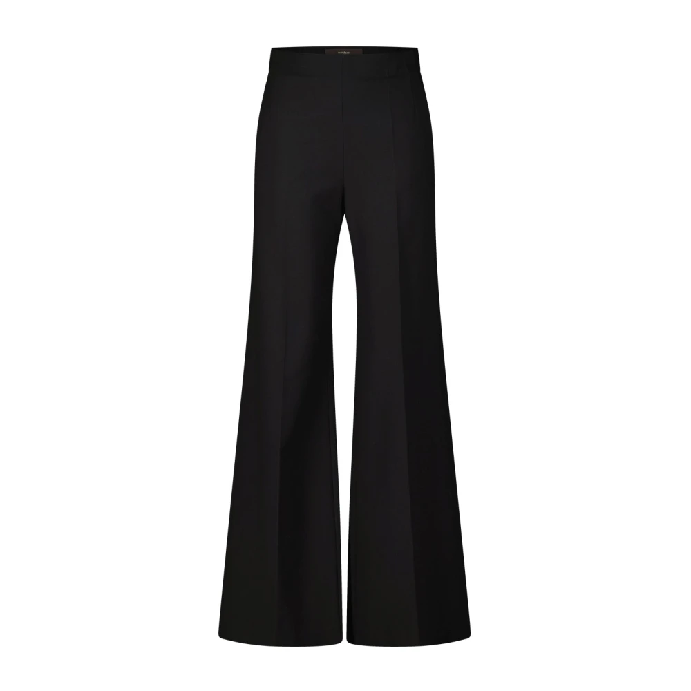 Windsor Comfortabele hoge taille business broek Black Dames