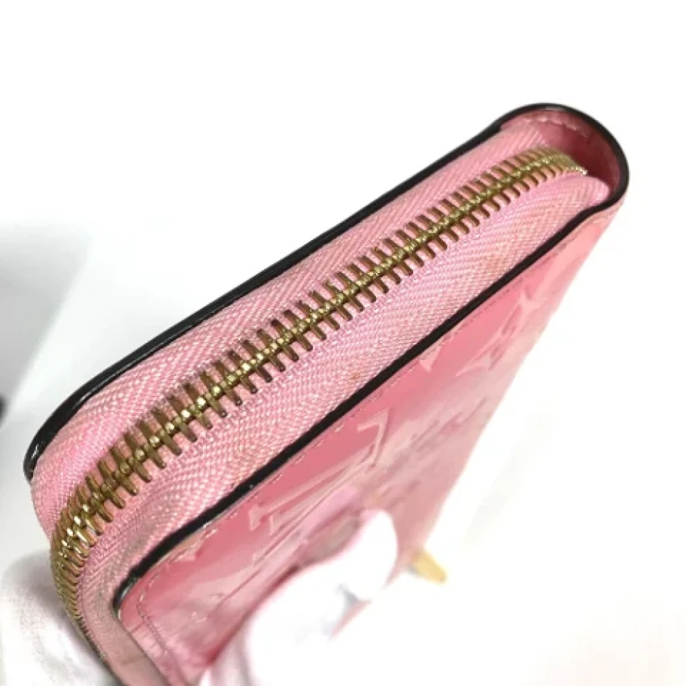 Louis Vuitton Vintage Pre-owned Leather wallets Pink Dames