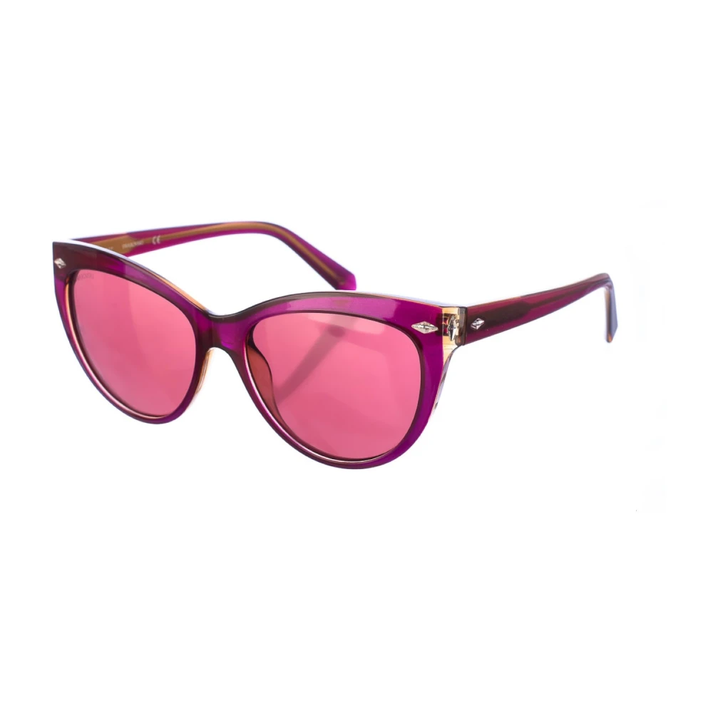Swarovski Women's Purple Oval Sunglasses