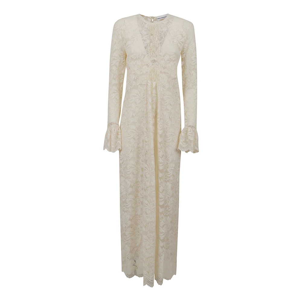 Paco Rabanne Ivory Jurk Beige Dames