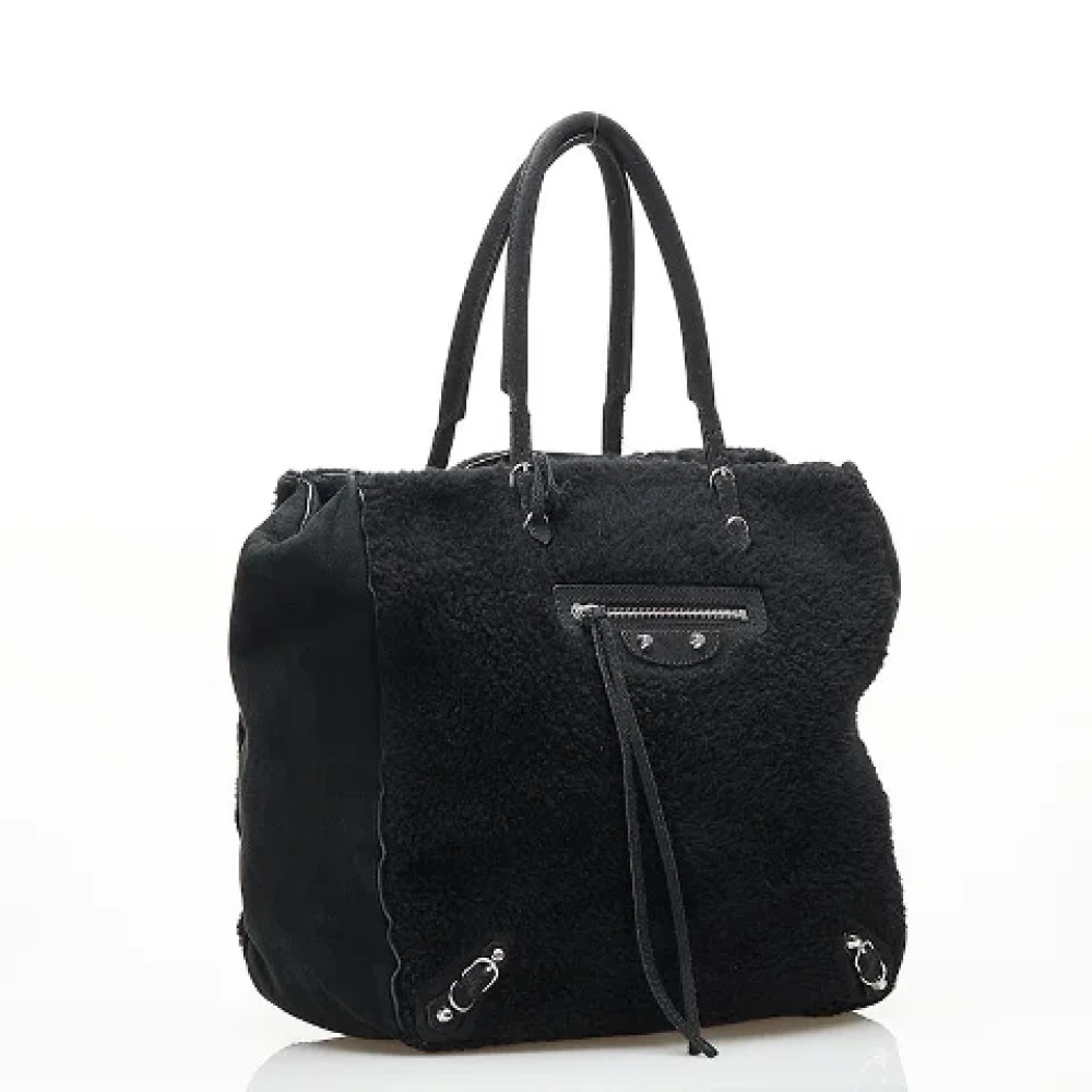 Balenciaga Vintage Pre-owned Leather balenciaga-bags Black Dames