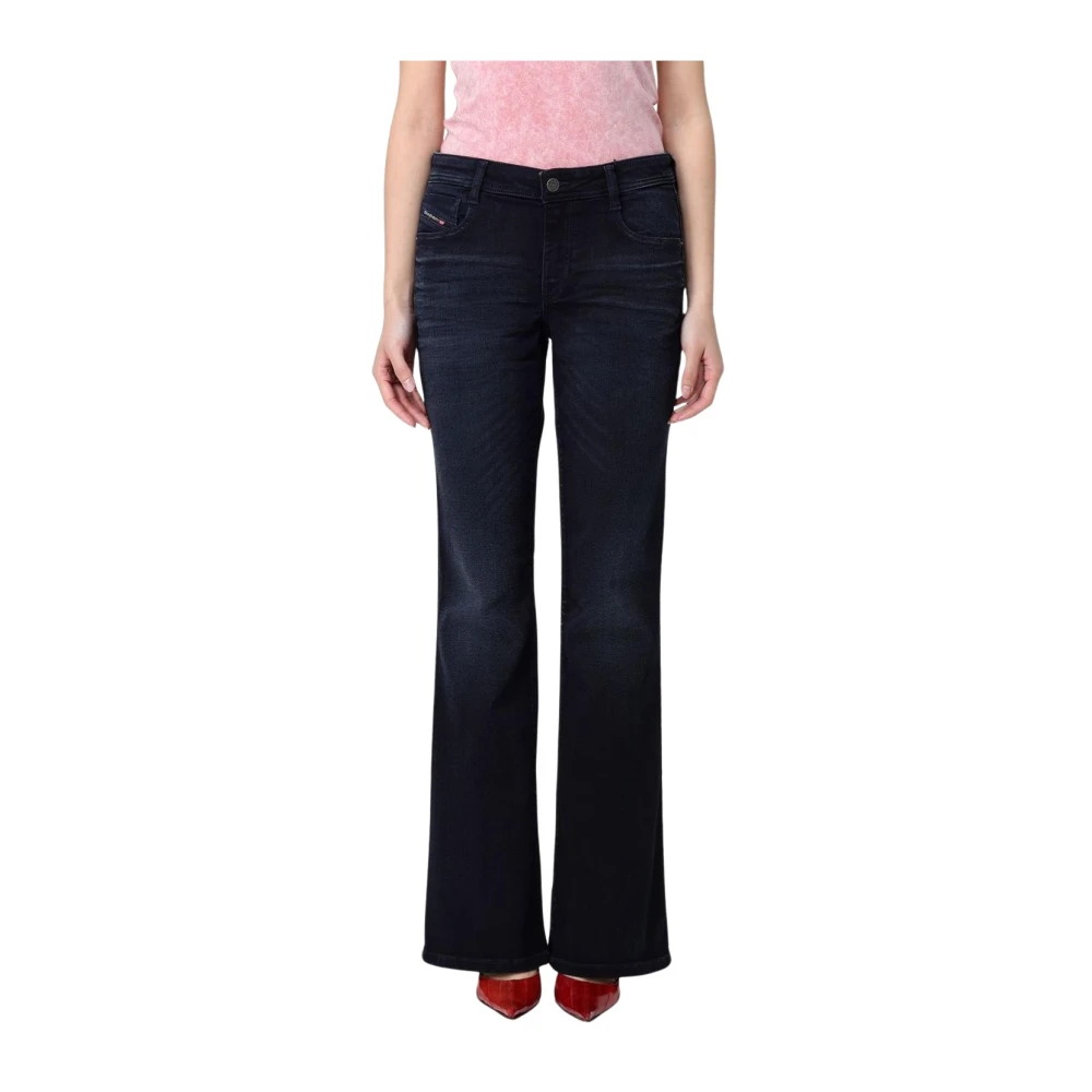 Diesel Women's Blue Boot-Cut Jeans,, Flared Denim Jeans For W27