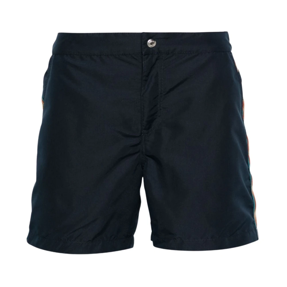 Paul Smith Men's Blue Beachwear, Xl, Signature Stripe Swim Shorts