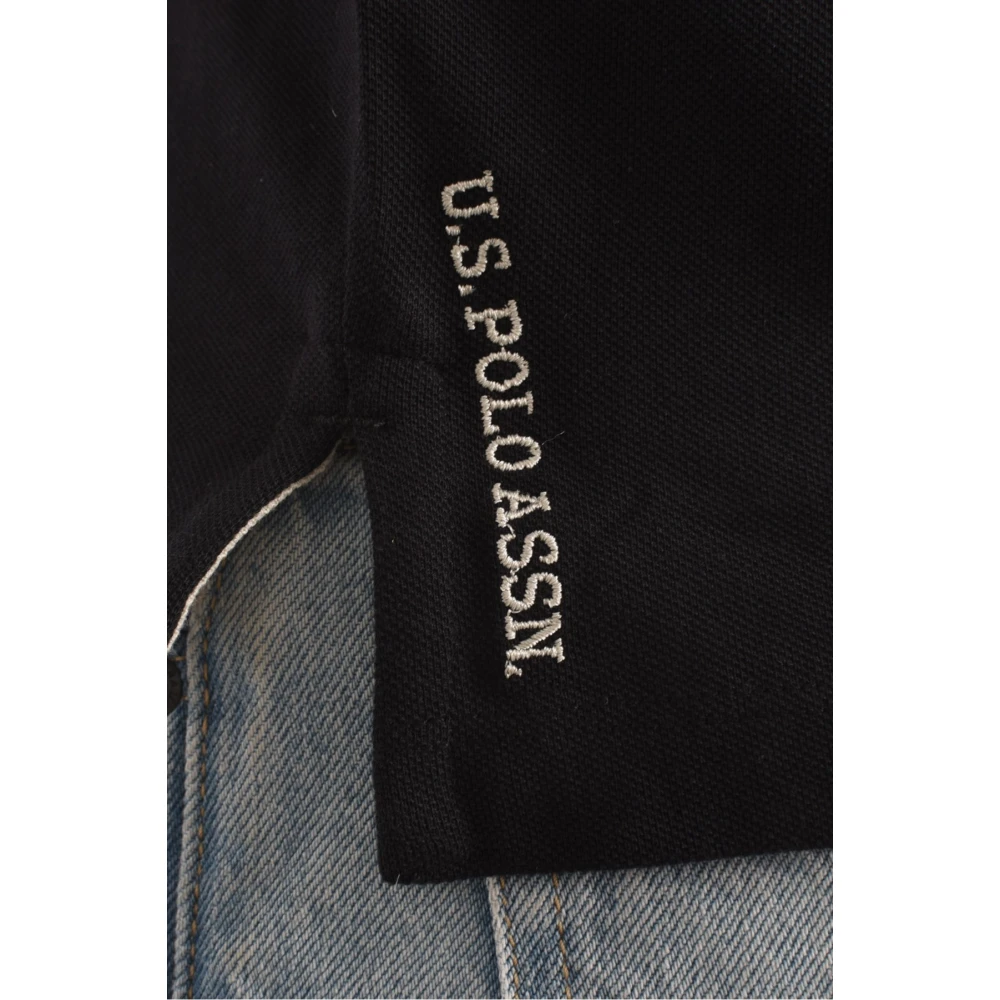 U.s. Polo Assn. Zwarte King Polo Shirt Black Heren